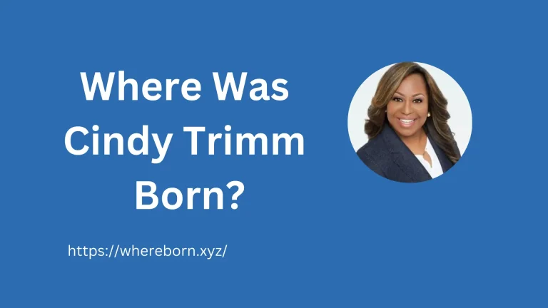 Where Was Cindy Trimm Born?